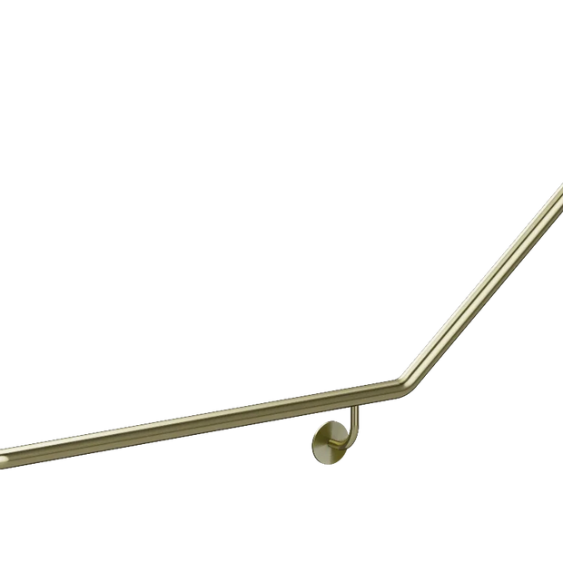 Meir Mobility 40 Degree Left Side Grab Rail - Tiger Bronze