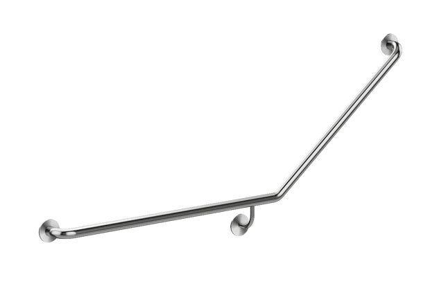 Meir Mobility 40 Degree Left Side Grab Rail - Brushed Nickel