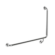 Meir Mobility 90 Degree Left Side Grab Rail 600mm - Brushed Nickel