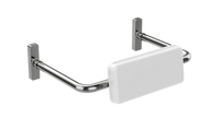 Meir Mobility Toilet Back Rest - Brushed Nickel