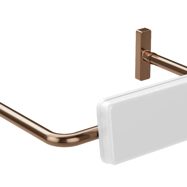 Meir Mobility Toilet Back Rest - Lustre Bronze