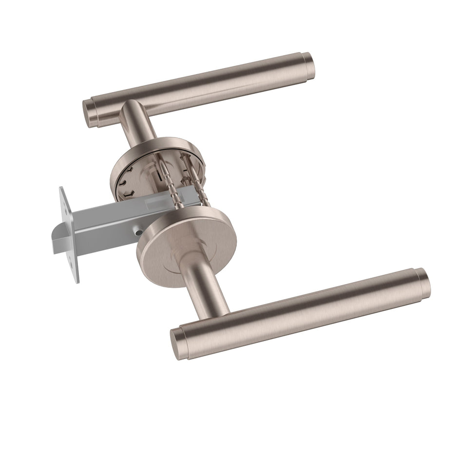 Öppen Brushed Lever Door Handle - passage