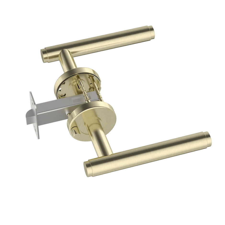 Öppen Brushed Lever Door Handle - privacy