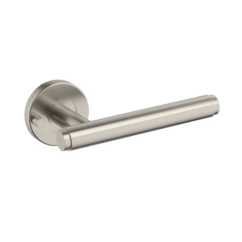 Meir Oppen Brushed Lever Door Handle, Privacy