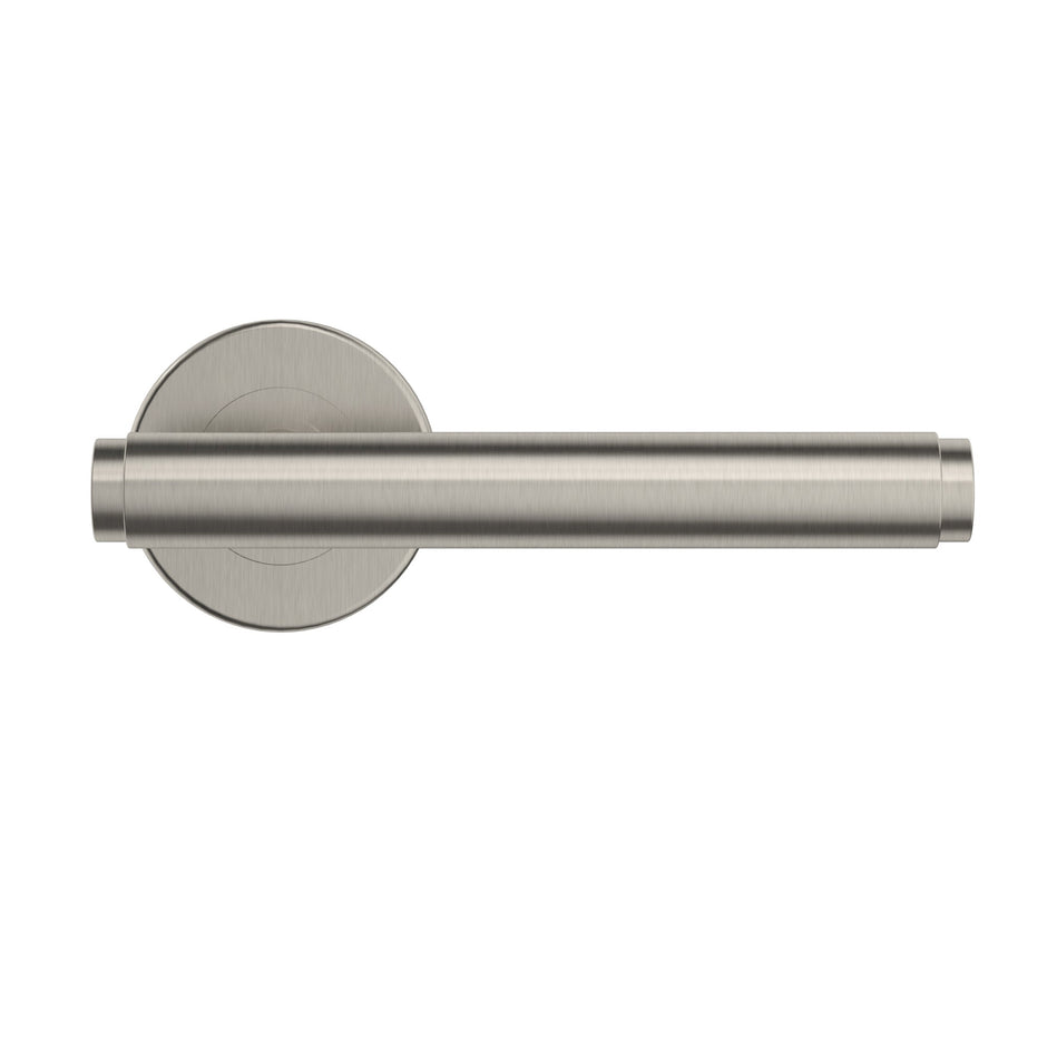 Öppen Brushed Lever Door Handle - privacy