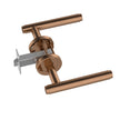 Öppen Brushed Lever Door Handle - privacy