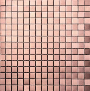 Metal Copper Tiles and Mosaics 20x20mm tile