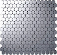 Metal Silver Mosaics 20 Roundmm Tiles tile