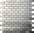 Metal Silver Brushed Tiles and Mosaics 20x40mm tile