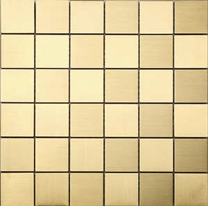 Metal Gold Tiles and Mosaics tile