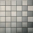 Metal Silver Brushed Tiles and Mosaics 50x50mm tile