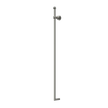Medoc Vertical Heated Towel Rail - brushed-nickel