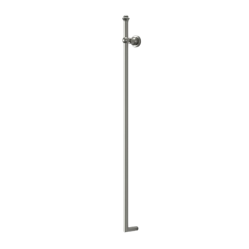 Medoc Vertical Heated Towel Rail - brushed-nickel