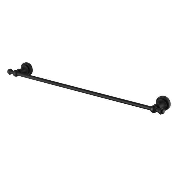 Medoc Single Towel Rail 600mm - matte-black