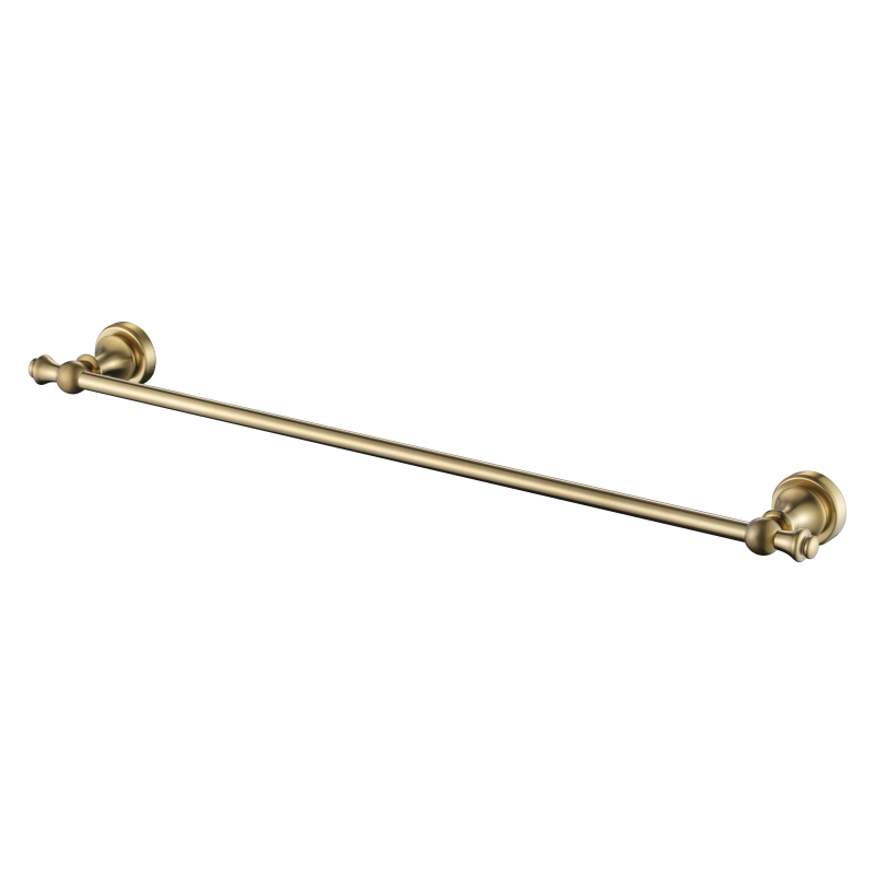 Medoc Single Towel Rail 600mm - brushed-bronze