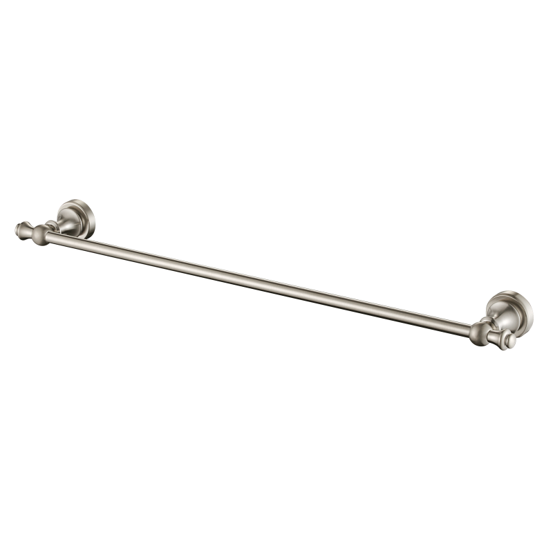 Medoc Single Towel Rail 600mm - brushed-nickel