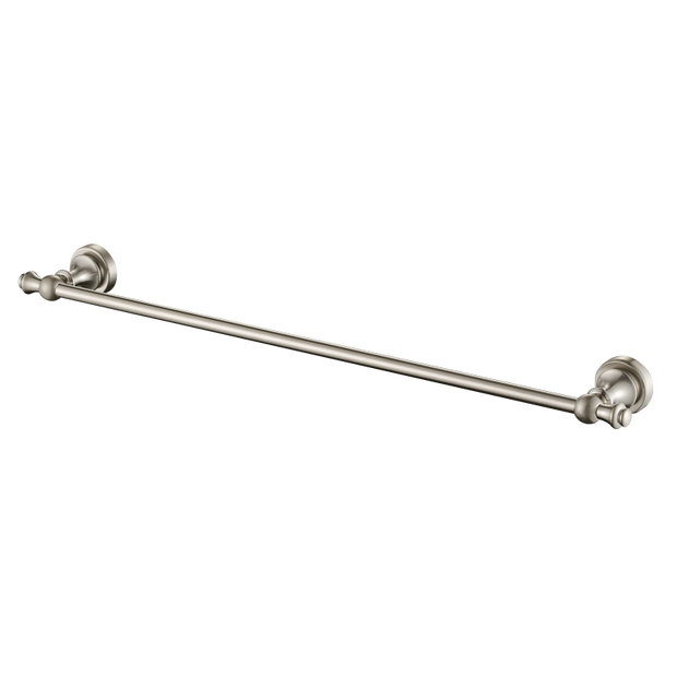 Medoc Single Towel Rail 600mm - brushed-nickel
