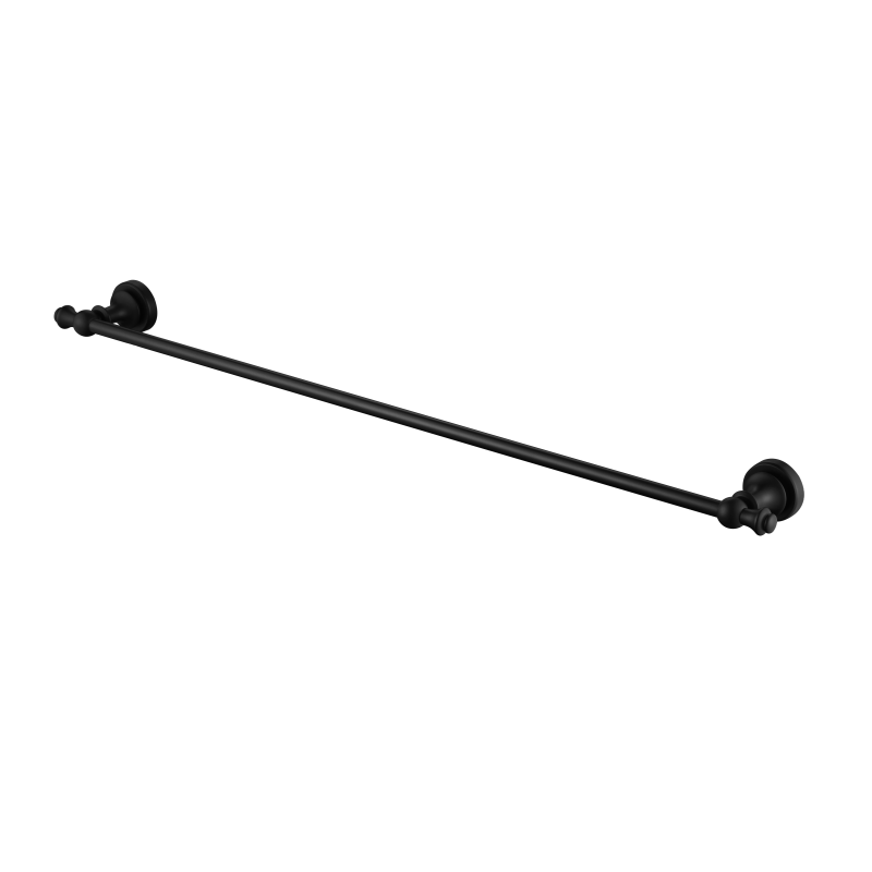 Medoc Single Towel Rail 750mm - matte-black