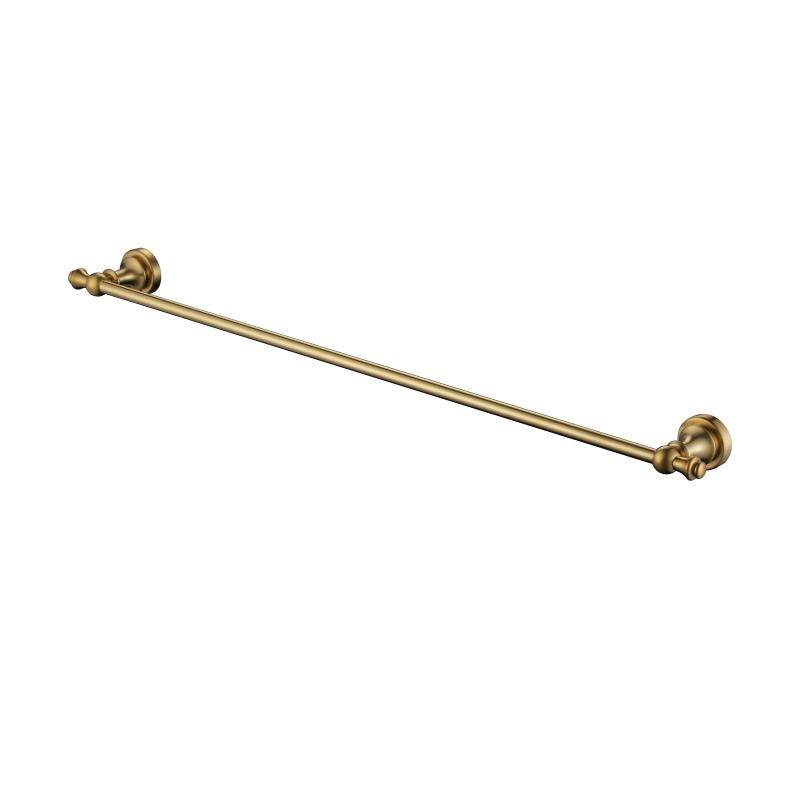 Medoc Single Towel Rail 750mm - brushed-bronze