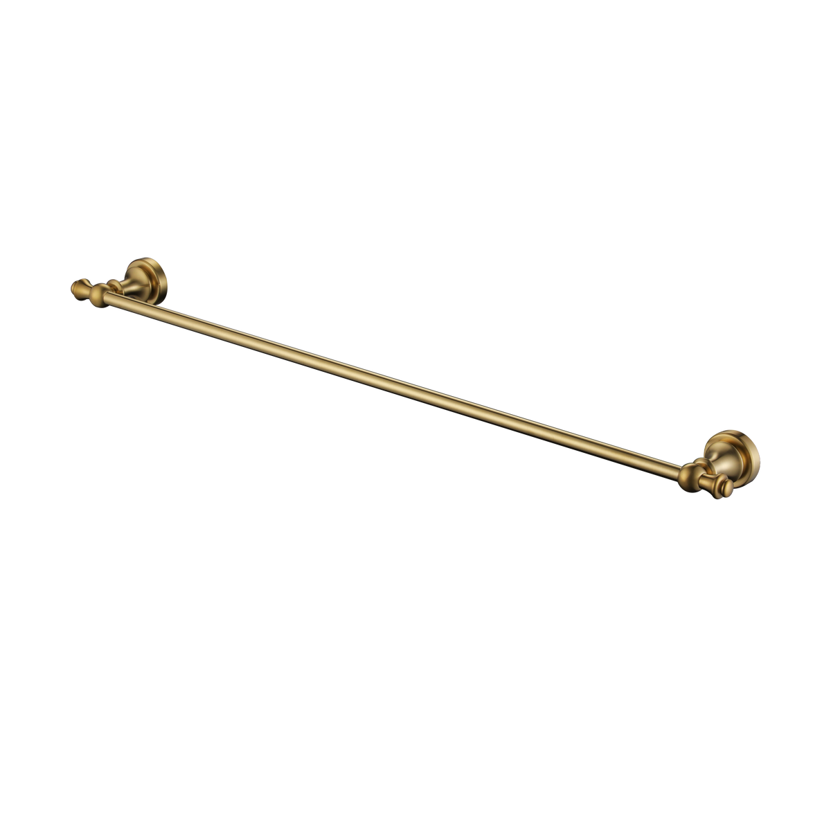 Medoc Single Towel Rail 750mm Brushed Bronze
