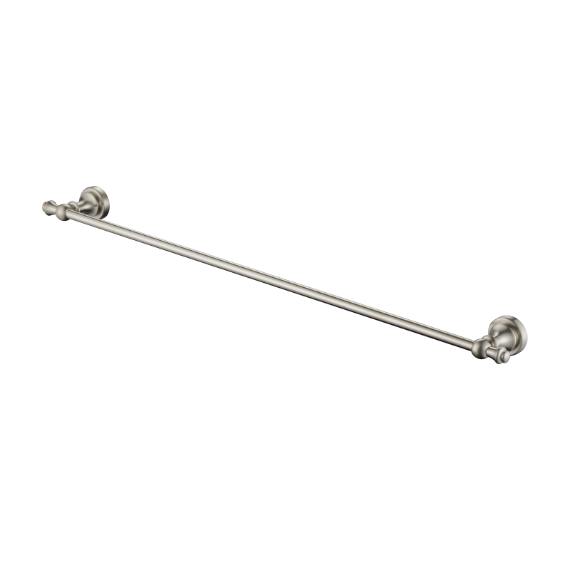 Medoc Single Towel Rail 750mm - brushed-nickel