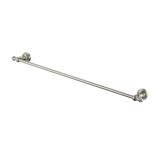 Medoc Single Towel Rail 750mm - brushed-nickel