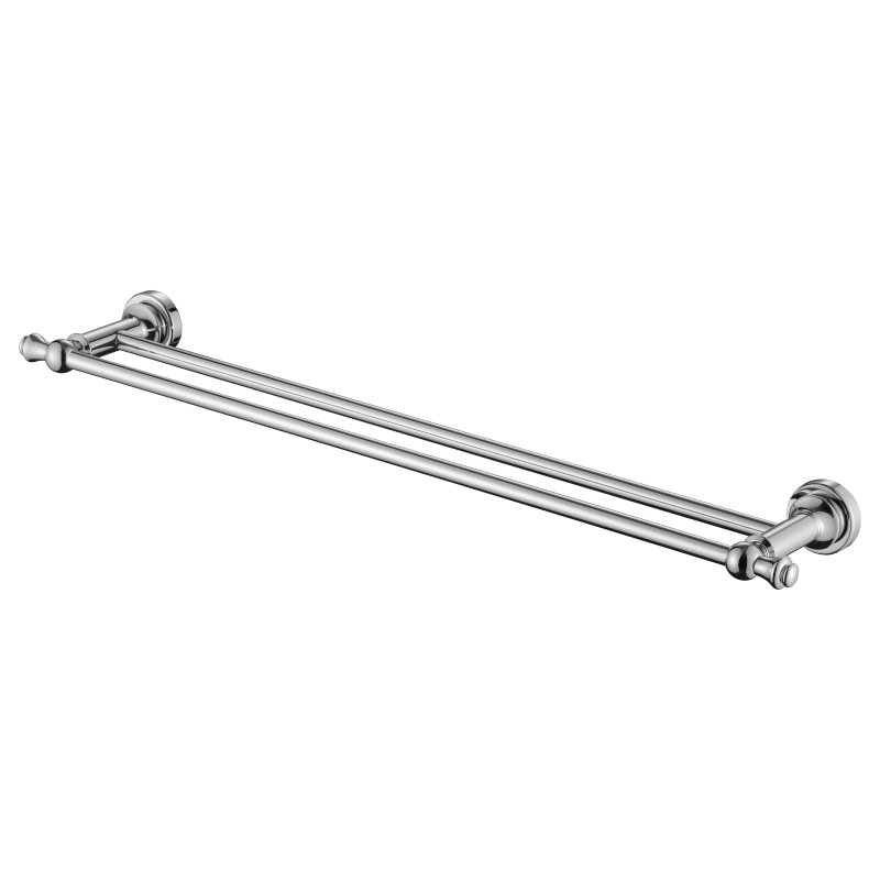 Medoc Double Towel Rail 600mm - chrome