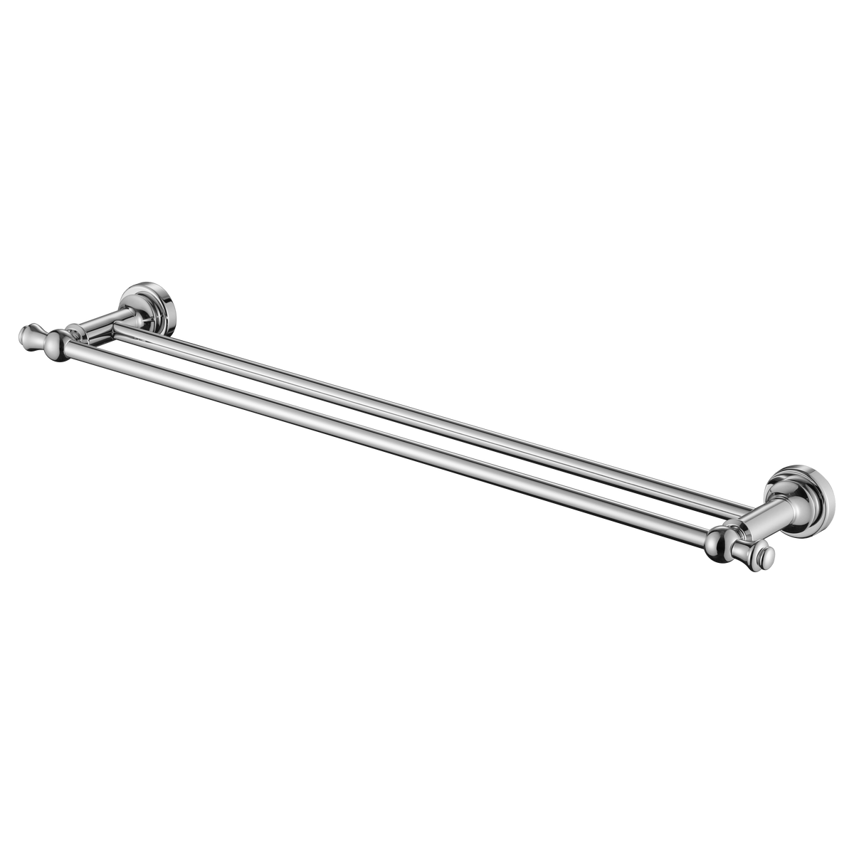 Medoc Double Towel Rail 600mm in Chrome