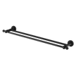 Medoc Double Towel Rail 600mm Matte Black