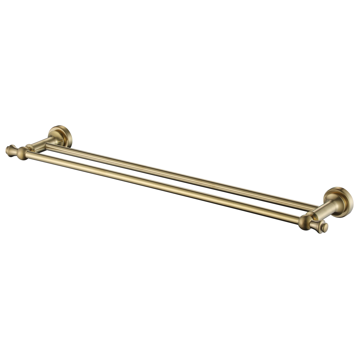 Medoc Double Towel Rail 600mm Brushed Bronze