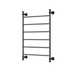 Medoc 6 Bar Heated Towel Rail - matte-black