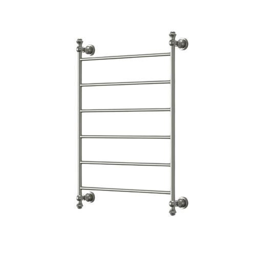 Medoc 6 Bar Heated Towel Rail - brushed-nickel