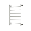 Medoc 6 Bar Heated Towel Rail - brushed-nickel