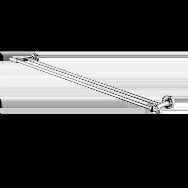 Medoc Double Towel Rail 750mm in Chrome