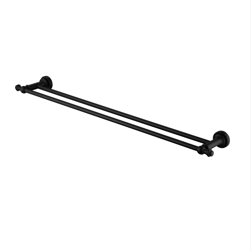 Medoc Double Towel Rail 750mm - matte-black