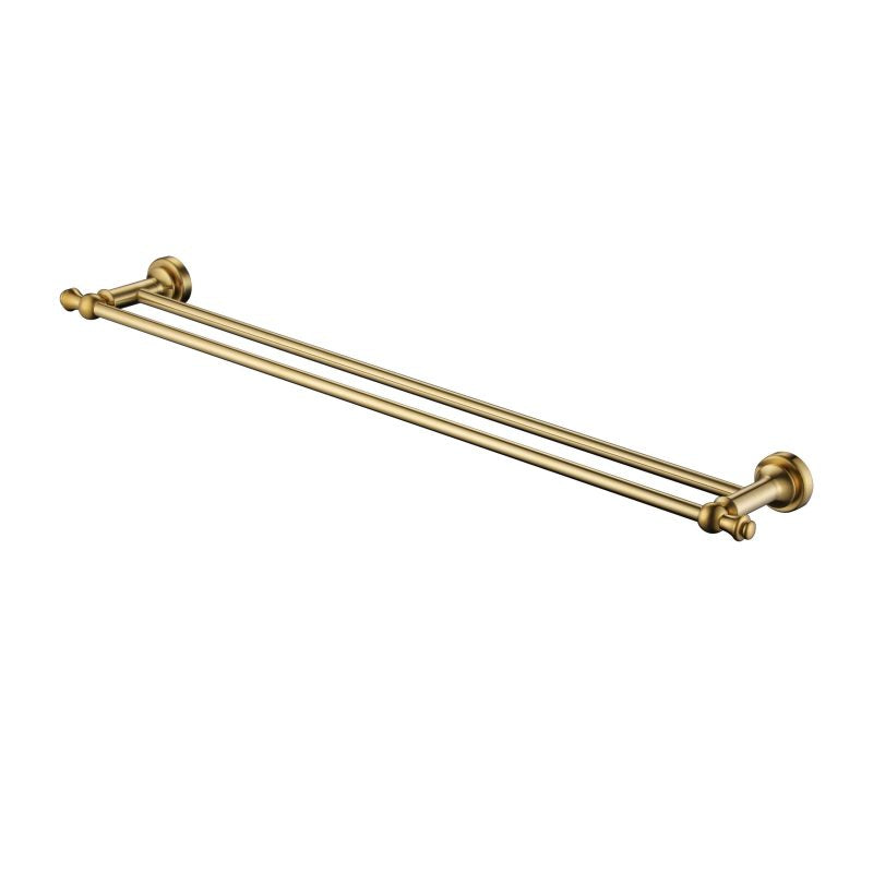 Medoc Double Towel Rail 750mm - brushed-bronze