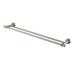 Medoc Double Towel Rail 750mm - brushed-nickel