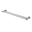Medoc Double Towel Rail 750mm Brushed Nickel