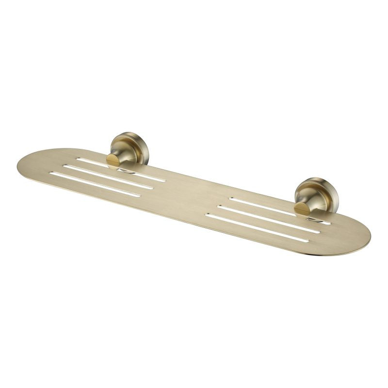 Medoc Metal Shelf - brushed-bronze