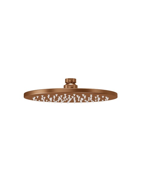 Round Shower Rose 200mm - Lustre Bronze