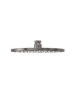 Round Shower Rose 200mm - Shadow Gunmetal