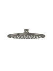 Round Shower Rose 200mm - Shadow Gunmetal