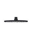 Round Shower Rose 200mm - Matte Black