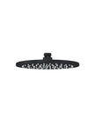 Round Shower Rose 200mm - Matte Black