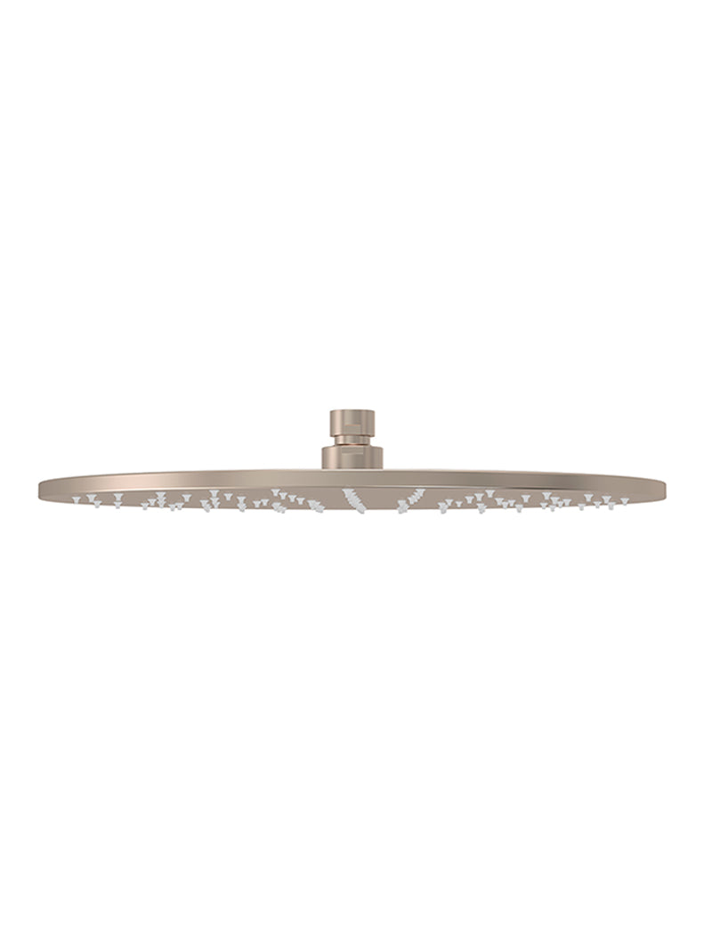 Round Shower Rose 300mm - Champagne