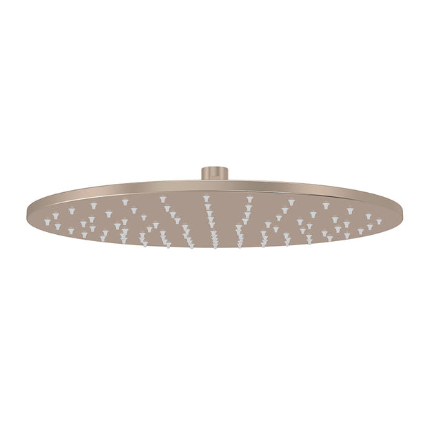 Round Shower Rose 300mm - Champagne