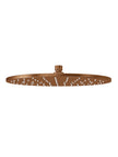 Round Shower Rose 300mm - Lustre Bronze