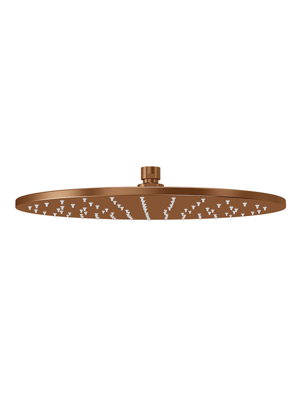 Round Shower Rose 300mm - Lustre Bronze