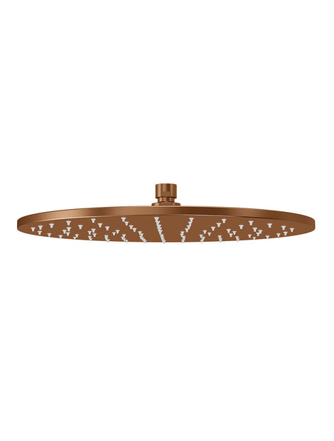 Round Shower Rose 300mm - Lustre Bronze