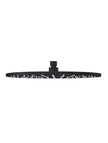 Round Shower Rose 300mm - Matte Black
